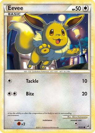 Eevee 056/95  - Reverse Holofoil Call of Legends - Common