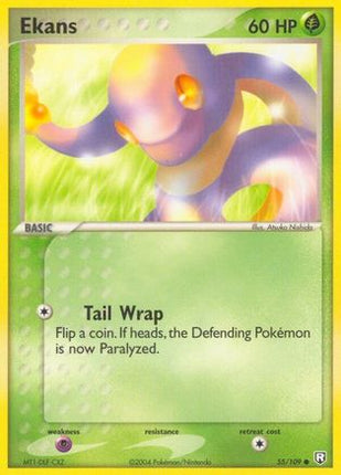 Ekans 055/109  - Reverse Holofoil Team Rocket Returns - Common