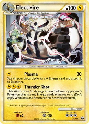 Electivire/102  - Reverse Holofoil Triumphant - Rare
