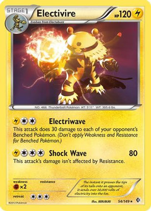 Electivire/149  - Holofoil Boundaries Crossed - Holo Rare