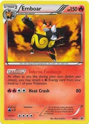 Emboar - BW21/101  - Holofoil Black and White Promos - Promo
