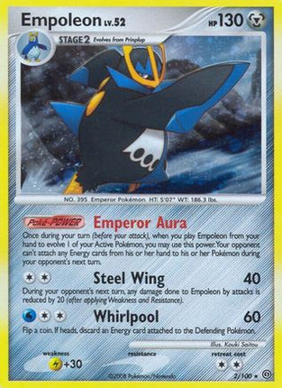 Empoleon/100  - Reverse Holofoil Stormfront - Holo Rare