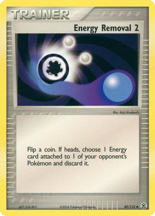 Energy Removal 2 089/112  - Reverse Holofoil FireRed & LeafGreen - Uncommon