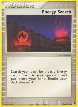Energy Search 094  - Reverse Holofoil Unseen Forces - Common