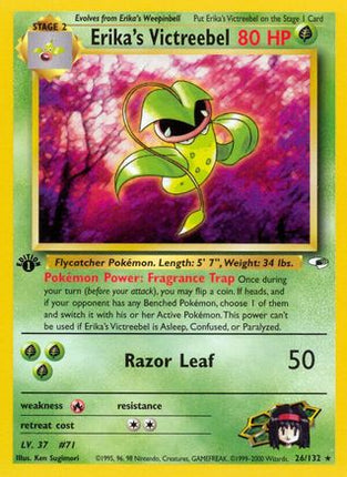 Erika's Victreebel 026/132  - Unlimited Gym Heroes - Rare