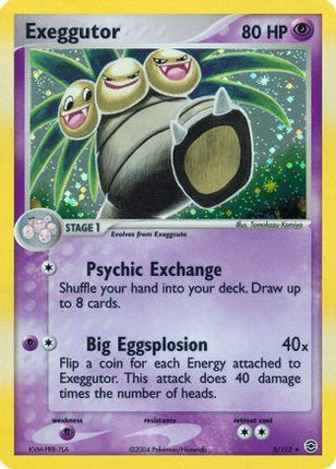 Exeggutor 005  FireRed & LeafGreen - Holo Rare