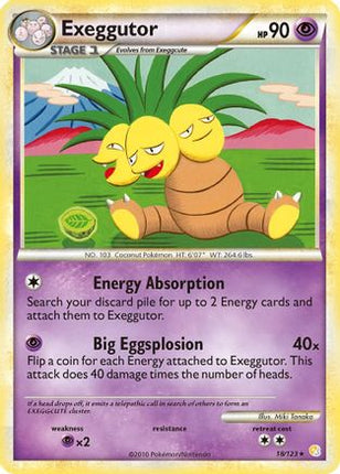 Exeggutor 018/123  HeartGold SoulSilver - Rare