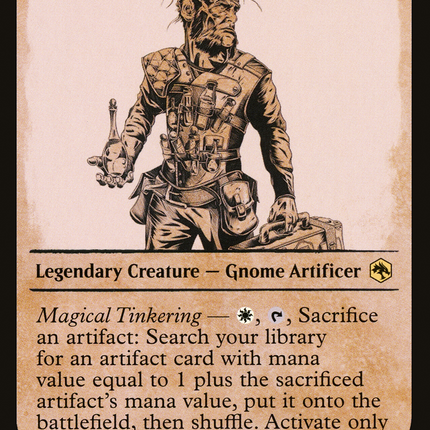 Oswald Fiddlebender (AFR-304) - Adventures in the Forgotten Realms: (Showcase) Foil