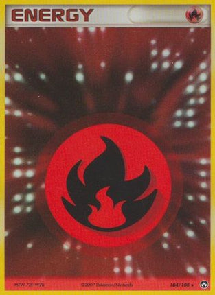 Fire Energy/108  - Holofoil Power Keepers - Rare