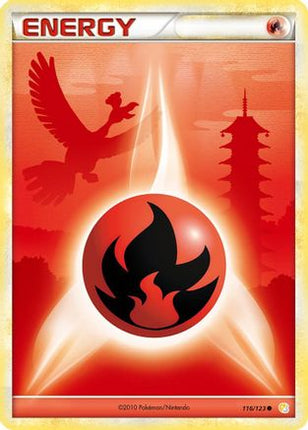 Fire Energy 116/123  HeartGold SoulSilver - Common