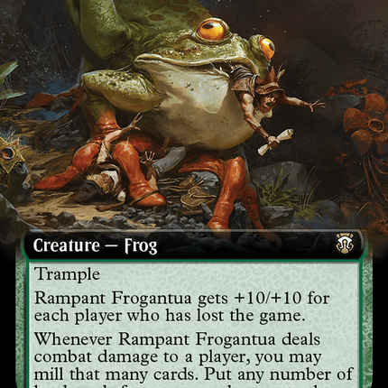 Rampant Frogantua (M3C-066) - Modern Horizons 3 Commander: (Extended Art) Foil