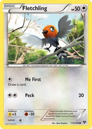 Fletchling/146  - Reverse Holofoil XY Base Set - Common