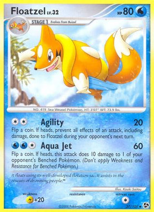 Floatzel/106  - Reverse Holofoil Great Encounters - Uncommon