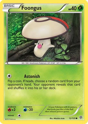 Foongus/135  - Reverse Holofoil Plasma Storm - Common