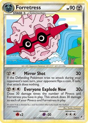 Forretress/95  - Reverse Holofoil Call of Legends - Holo Rare
