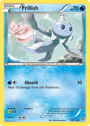 Frillish/135  - Reverse Holofoil Plasma Storm - Common