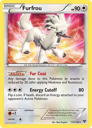 Furfrou/146  - Reverse Holofoil XY Base Set - Holo Rare