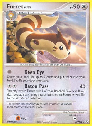 Furret/132  Secret Wonders - Rare