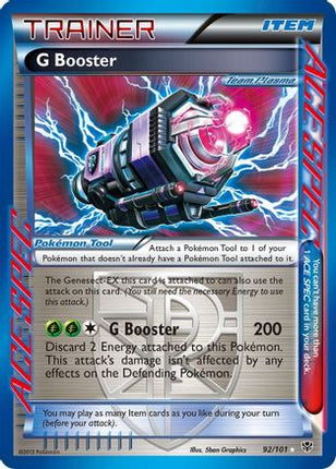 G Booster (Team Plasma)/101  - Holofoil Plasma Blast - Rare Ace