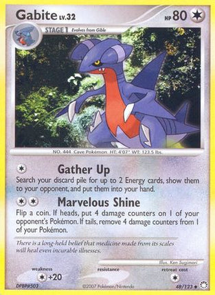 Gabite 048/123  Mysterious Treasures - Uncommon