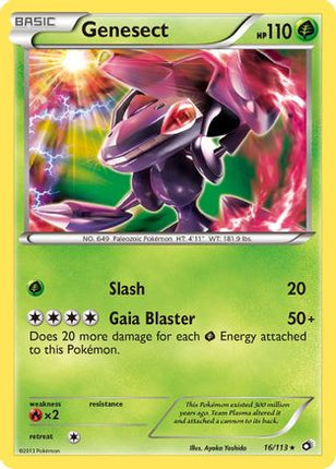 Genesect/113  - Reverse Holofoil Legendary Treasures - Holo Rare