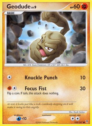 Geodude/147  - Reverse Holofoil Supreme Victors - Common
