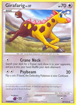 Girafarig/123  Mysterious Treasures - Uncommon