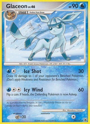 Glaceon (20) 020  - Reverse Holofoil Majestic Dawn - Rare