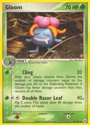 Gloom 035/101  - Reverse Holofoil Hidden Legends - Uncommon