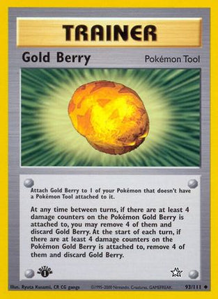 Gold Berry 093/111  - Unlimited Neo Genesis - Uncommon