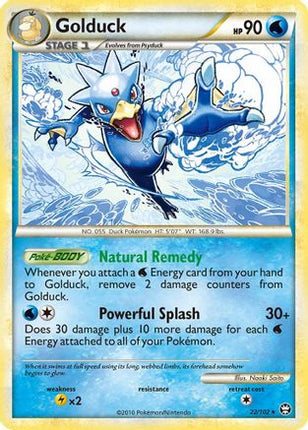 Golduck/102  - Reverse Holofoil Triumphant - Rare