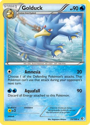 Golduck (35) 035/149  - Reverse Holofoil Boundaries Crossed - Rare