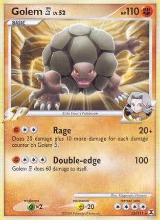 Golem E4/111  - Reverse Holofoil Rising Rivals - Rare