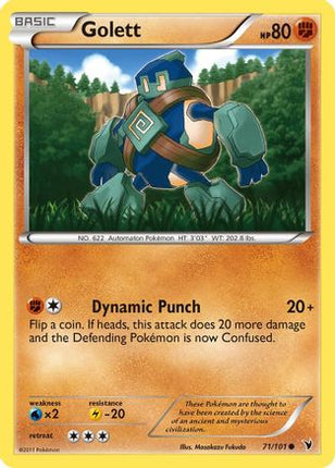 Golett/101  - Reverse Holofoil Noble Victories - Common