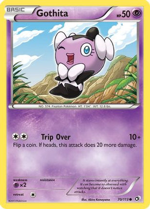 Gothita (70)/113  - Reverse Holofoil Legendary Treasures - Common