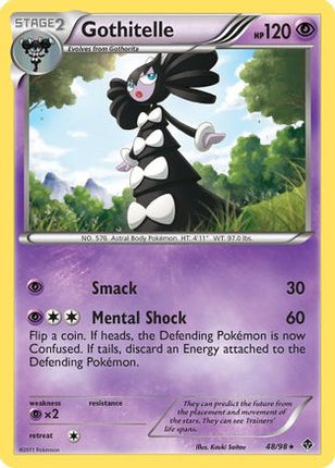 Gothitelle (48)/98  - Reverse Holofoil Emerging Powers - Rare