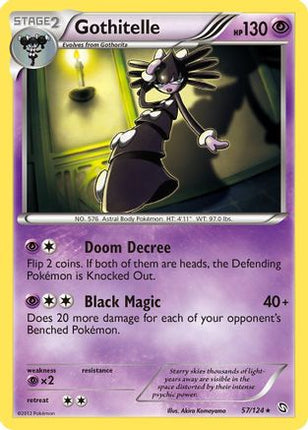 Gothitelle/124  - Reverse Holofoil Dragons Exalted - Rare