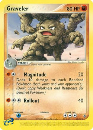 Graveler 030/097  - Reverse Holofoil Dragon - Uncommon
