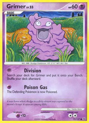 Grimer/127  - Reverse Holofoil Platinum - Common