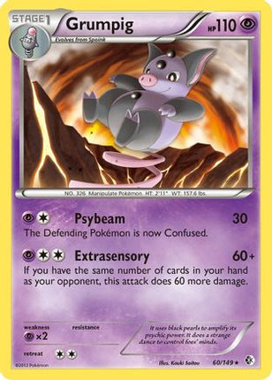 Grumpig/149  Boundaries Crossed - Rare