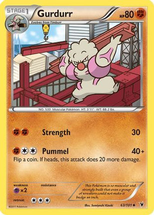 Gurdurr/101  - Reverse Holofoil Noble Victories - Uncommon