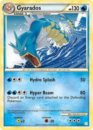 Gyarados 004  - Reverse Holofoil HeartGold SoulSilver - Holo Rare