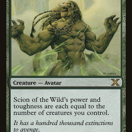 Scion of the Wild (10E-295) - Tenth Edition Foil