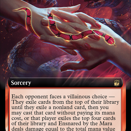 Ensnared by the Mara (WHO-384) - Doctor Who: (Extended Art) Foil