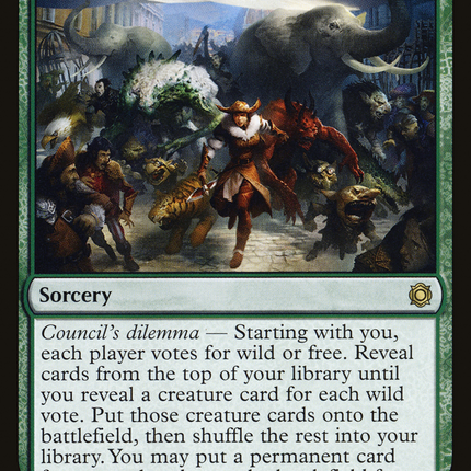 Selvala's Stampede (CN2-071) - Conspiracy: Take the Crown Foil