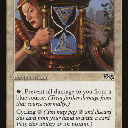 Rune of Protection: Blue (USG-037) - Urza's Saga