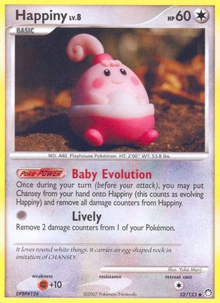 Happiny 052/123  Mysterious Treasures - Uncommon