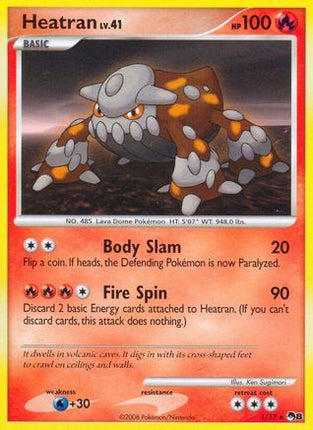Heatran 001/017  POP Series 8 - Rare