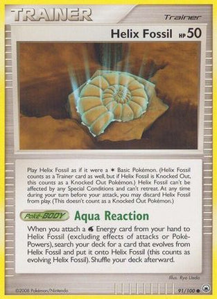 Helix Fossil/100  - Reverse Holofoil Majestic Dawn - Common