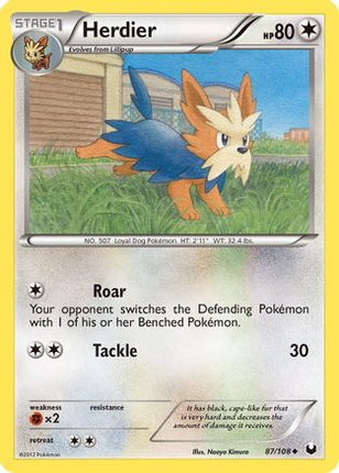Herdier/108  - Reverse Holofoil Dark Explorers - Uncommon
